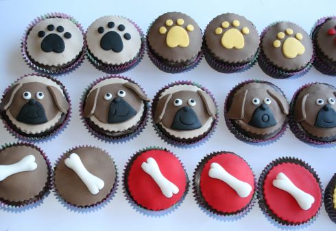 Dog theme cupcakes